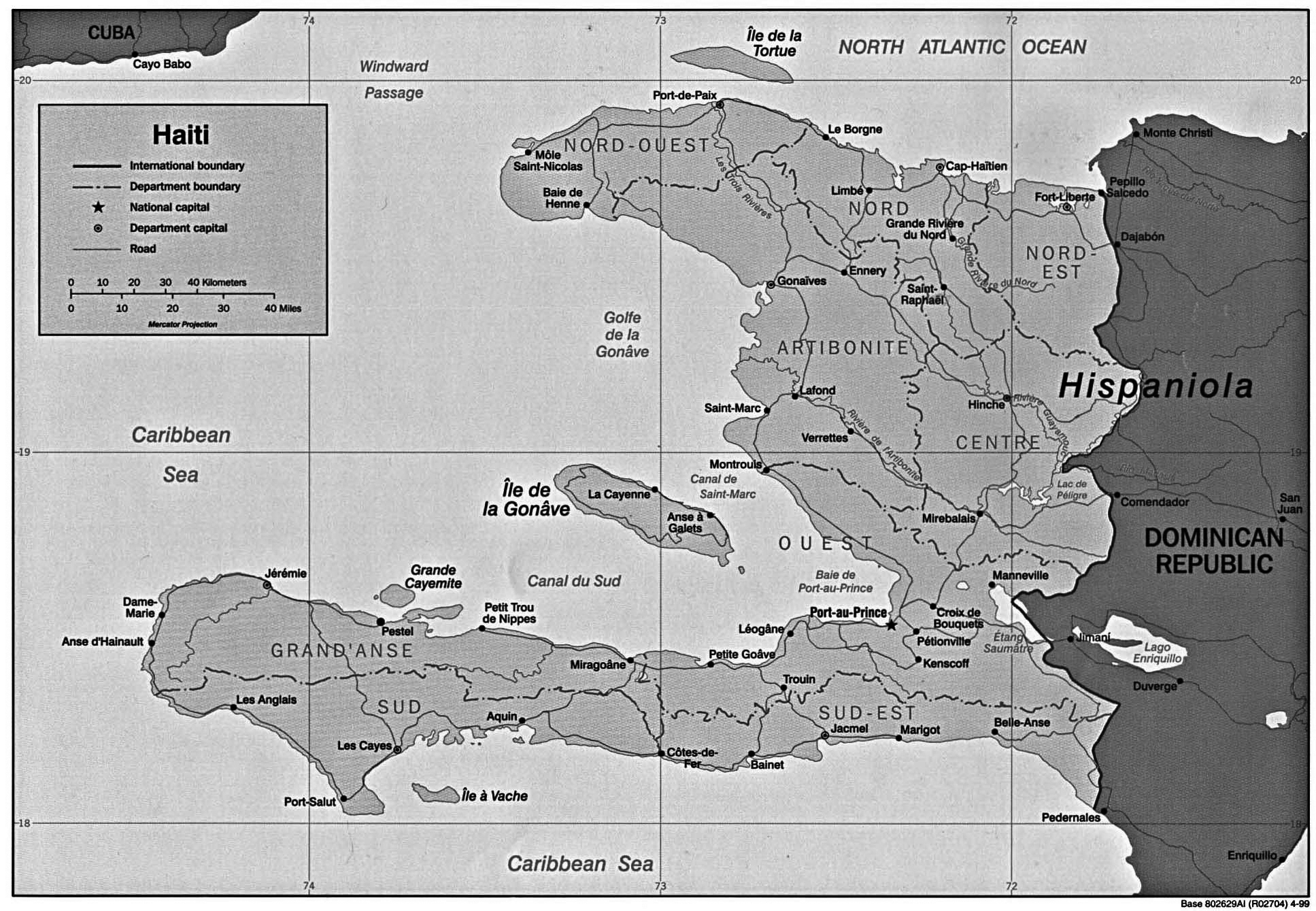 Haiti Map 